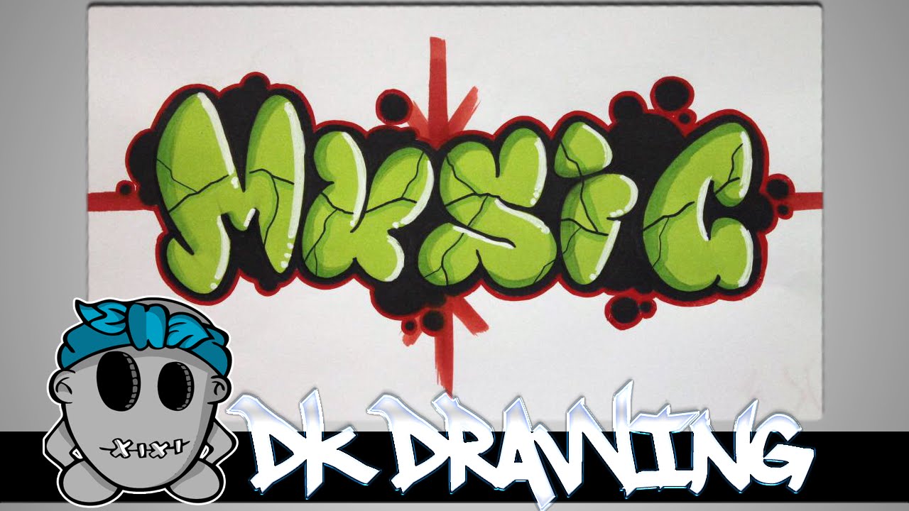 Detail Coloring Graffiti With Markers Nomer 3