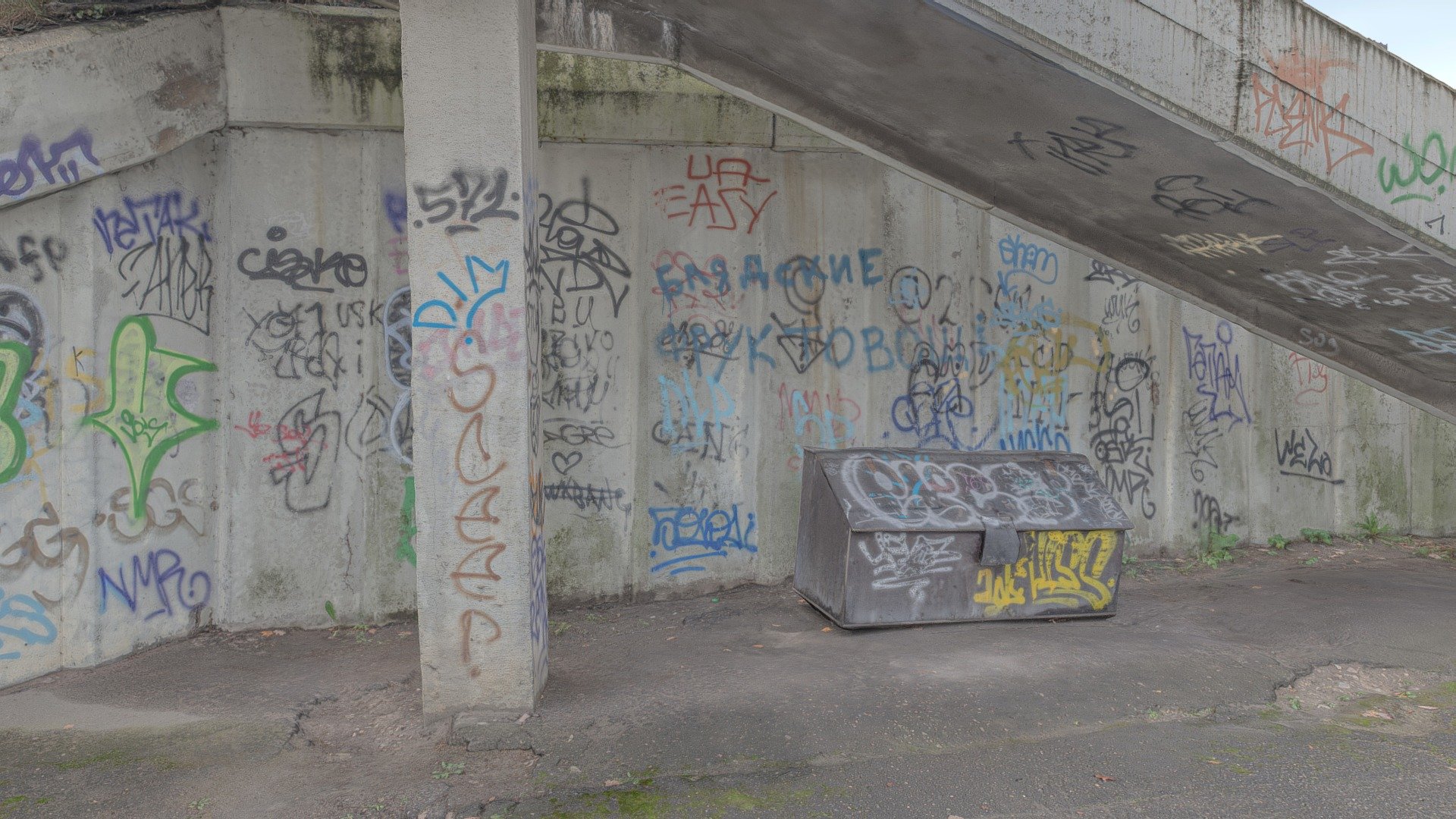 Detail Concrete Graffiti Nomer 12