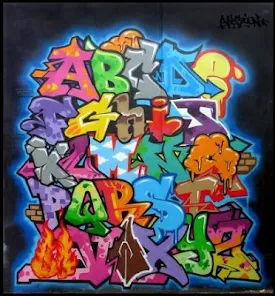 Detail Contoh Gambar Graffiti Alphabet Nomer 21