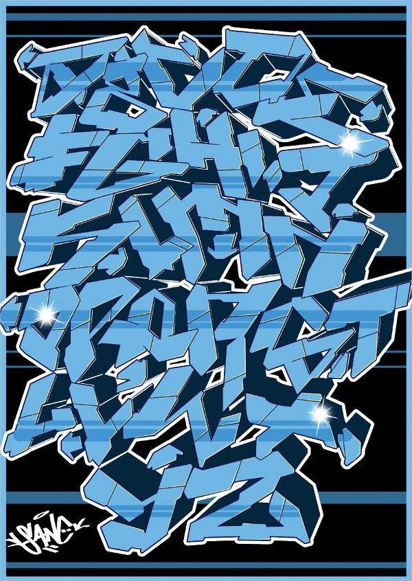 Detail Contoh Gambar Graffiti Alphabet Nomer 32