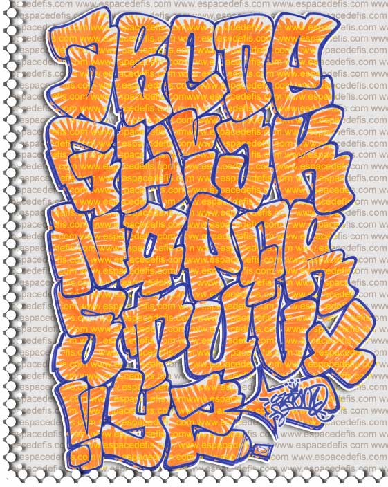 Detail Contoh Gambar Typhografi Alphabet Graffiti Nomer 40