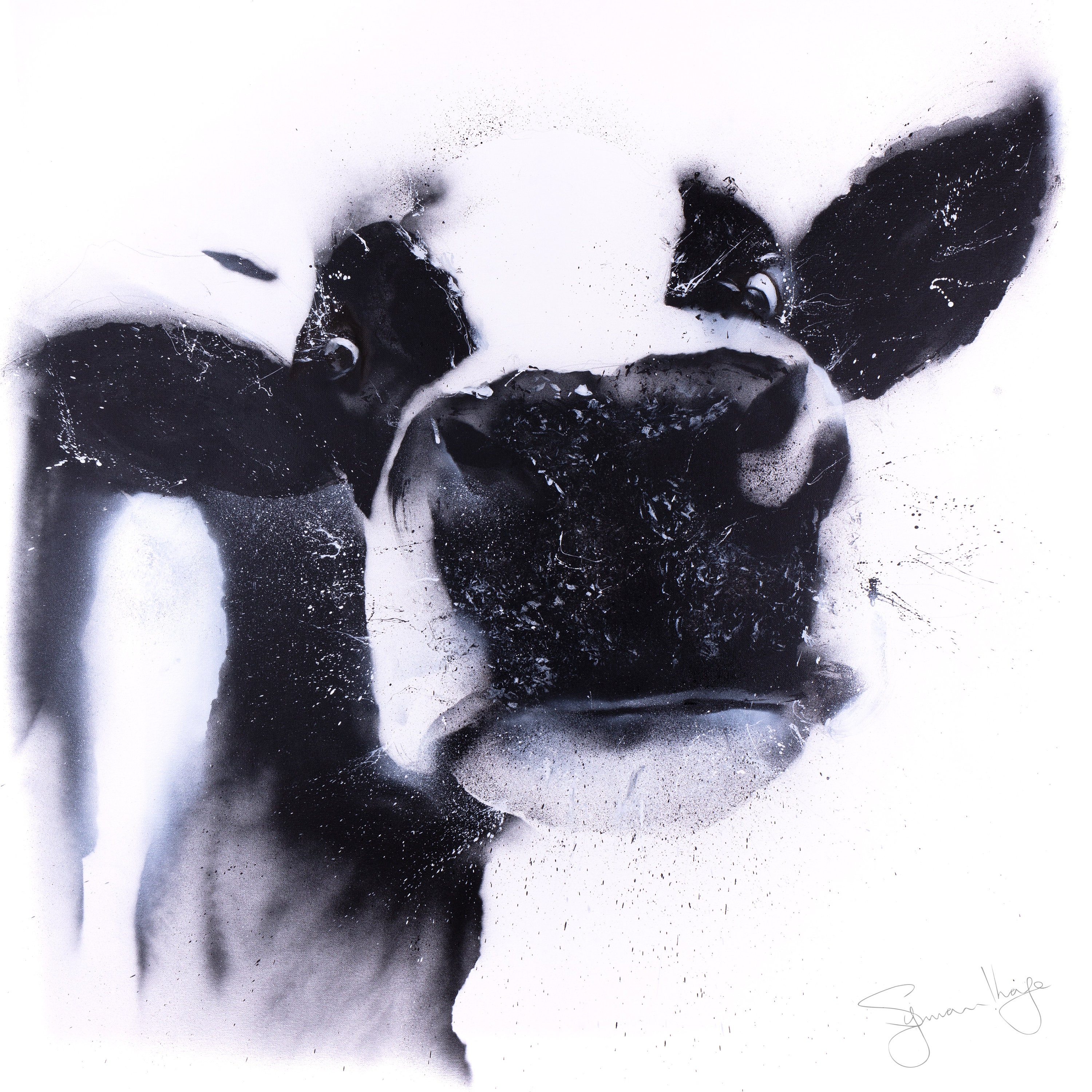 Detail Cow Graffiti Nomer 35