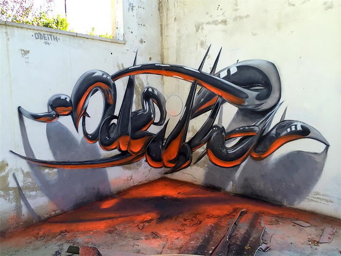 Detail Creat Graffiti 3d Nomer 5