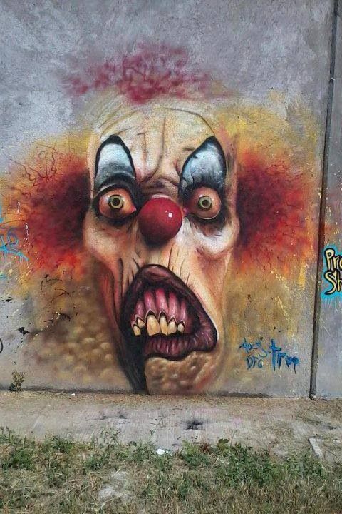 Detail Creepy 3d Graffiti Nomer 13
