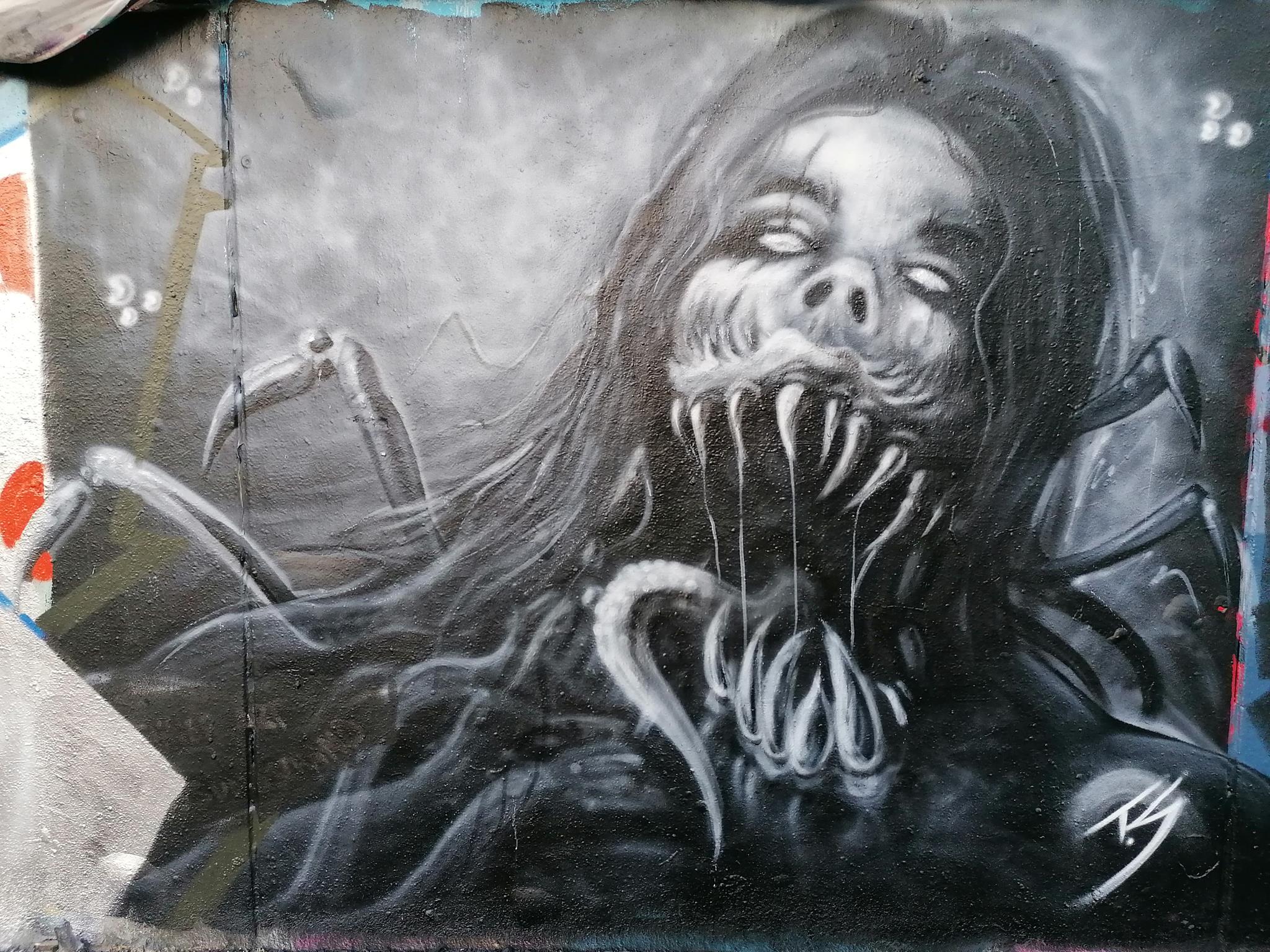 Detail Creepy 3d Graffiti Nomer 42