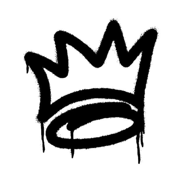 Detail Crown Graffiti Vector Nomer 4