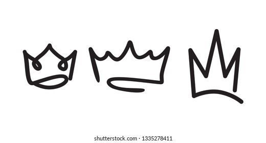 Detail Crown Graffiti Vector Nomer 31