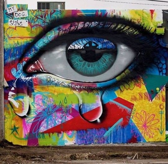 Detail Crying Eye Graffiti Nomer 12