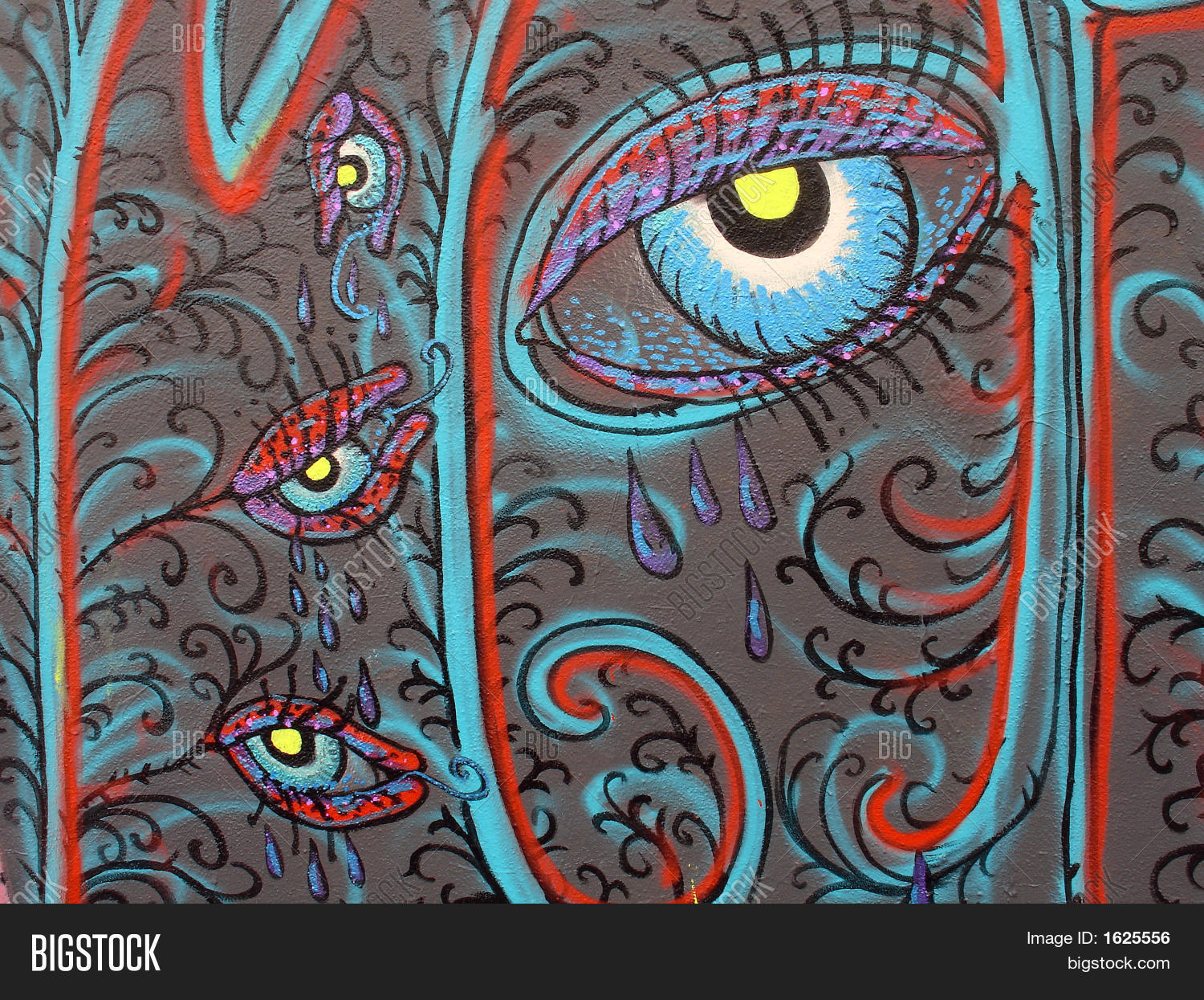 Detail Crying Eye Graffiti Nomer 41