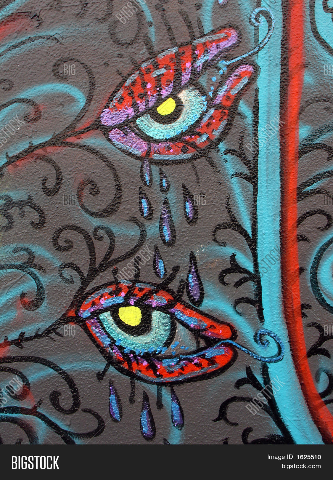 Detail Crying Eye Graffiti Nomer 42