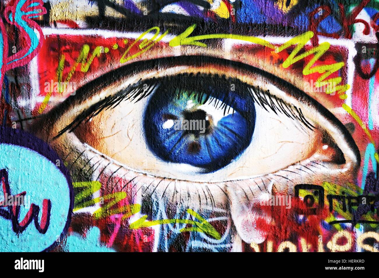 Detail Crying Eye Graffiti Nomer 52