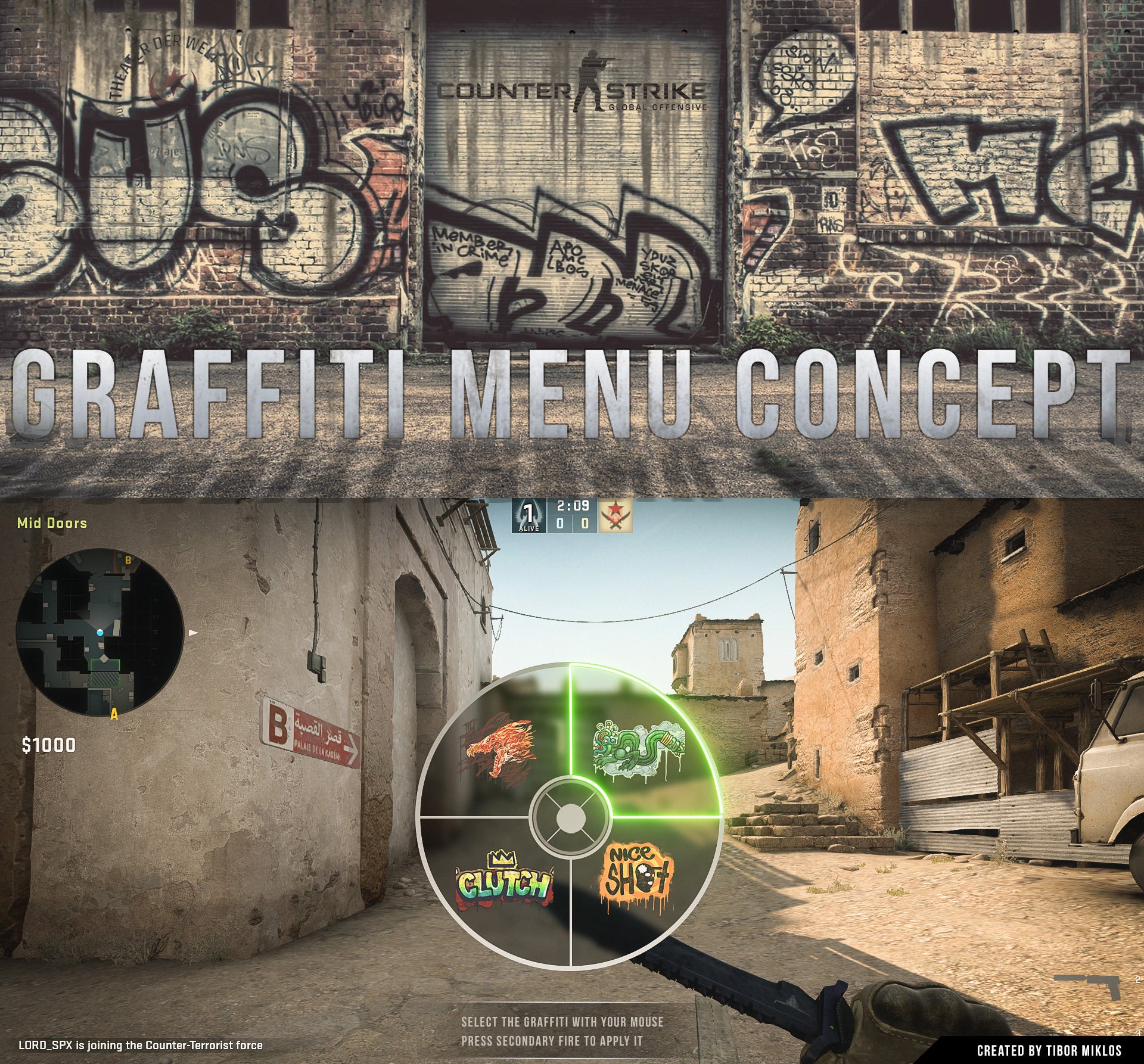 Detail Csgo How To Use Graffiti Nomer 32