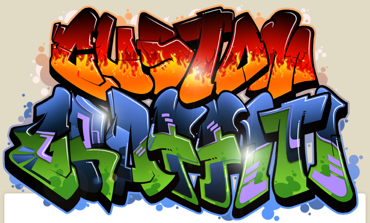 Detail Custom Graffiti Nomer 4