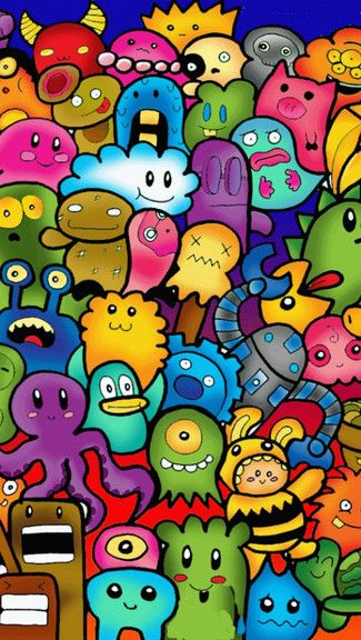 Detail Cute Monster Graffiti Nomer 9