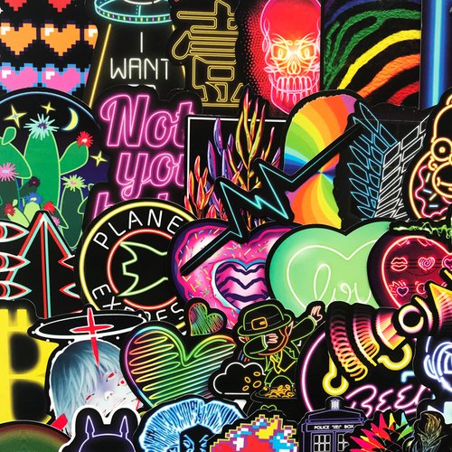 Detail Cute Neon Graffiti Nomer 54