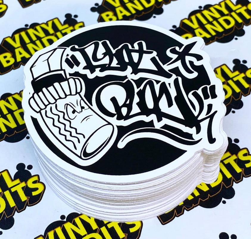 Detail Cutting Sticker Graffiti Nomer 30