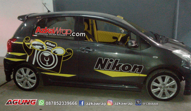 Detail Cutting Sticker Mobil Graffiti Nomer 13