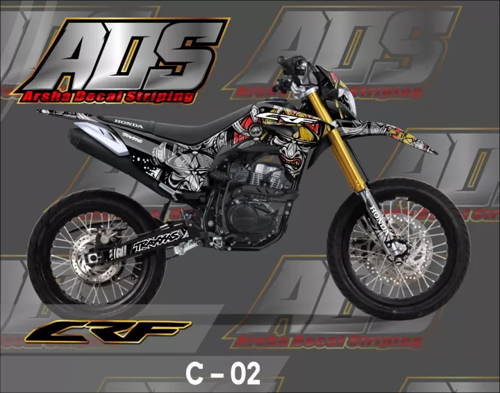 Detail Decal Crf Graffiti Nomer 45