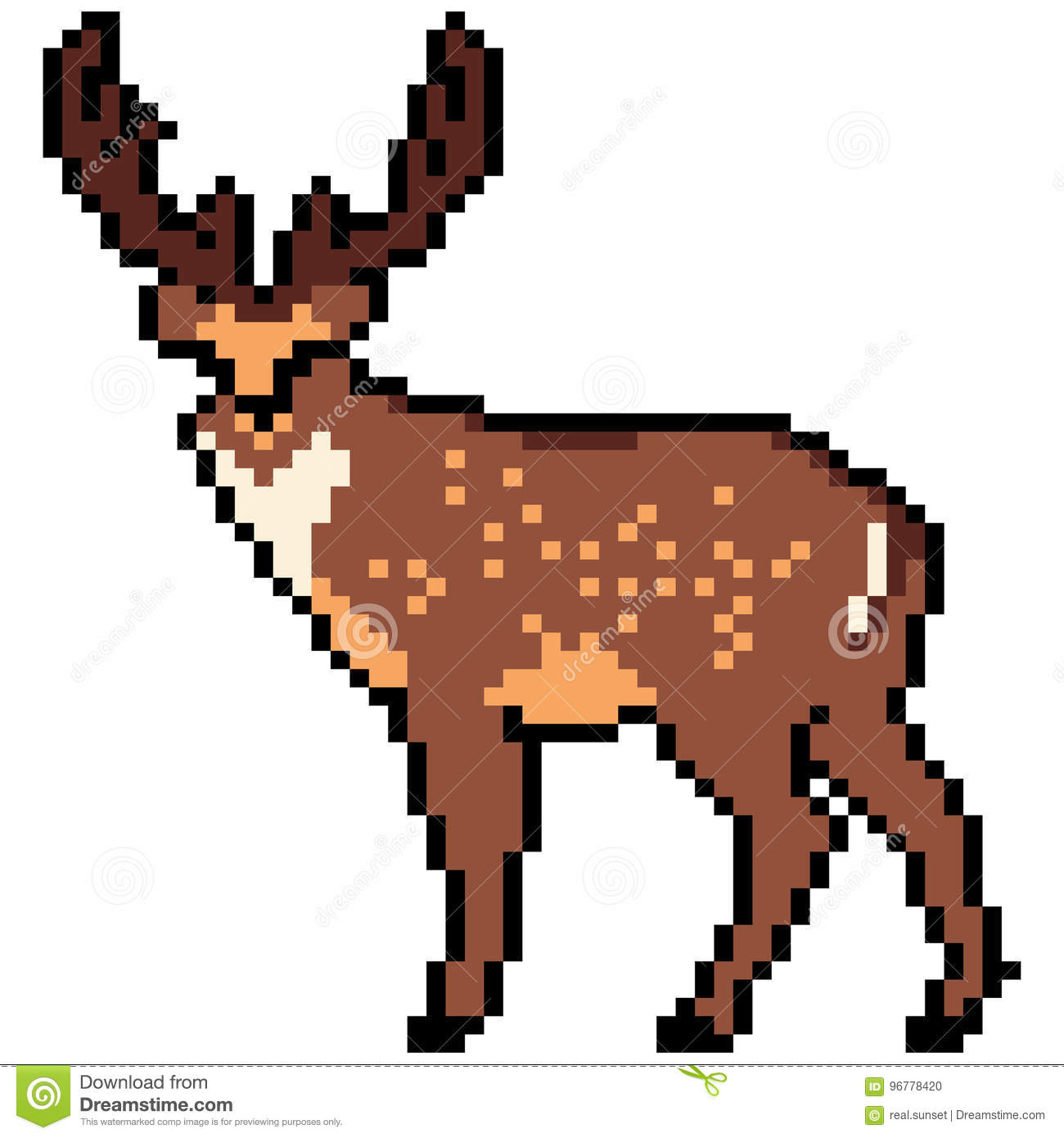 Detail Deer Graffiti Vector Nomer 40