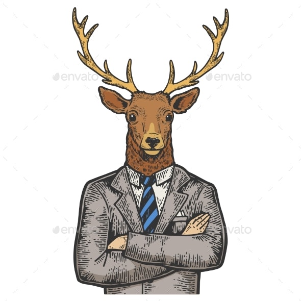 Download Deer Graffiti Vector Nomer 53