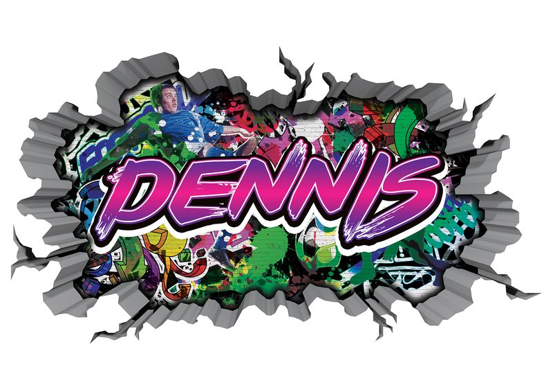 Detail Dennis Graffiti Schrift Nomer 2