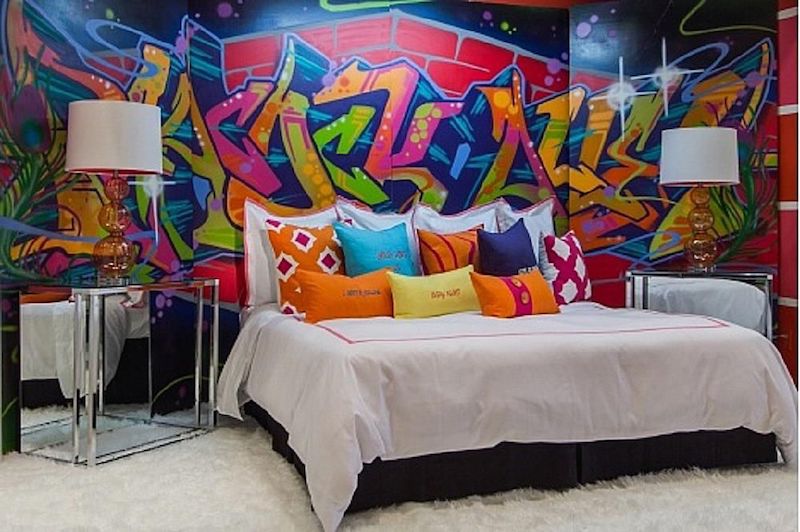 Detail Desain Graffiti Kamar Tidur Nomer 15