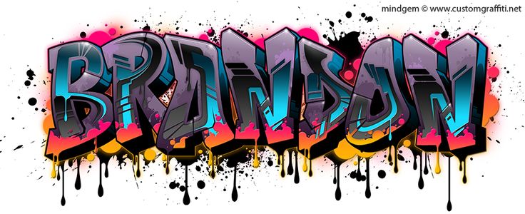 Detail Design Graffiti Red Nomer 36