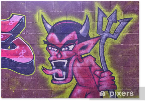 Detail Devil Graffiti Nomer 3
