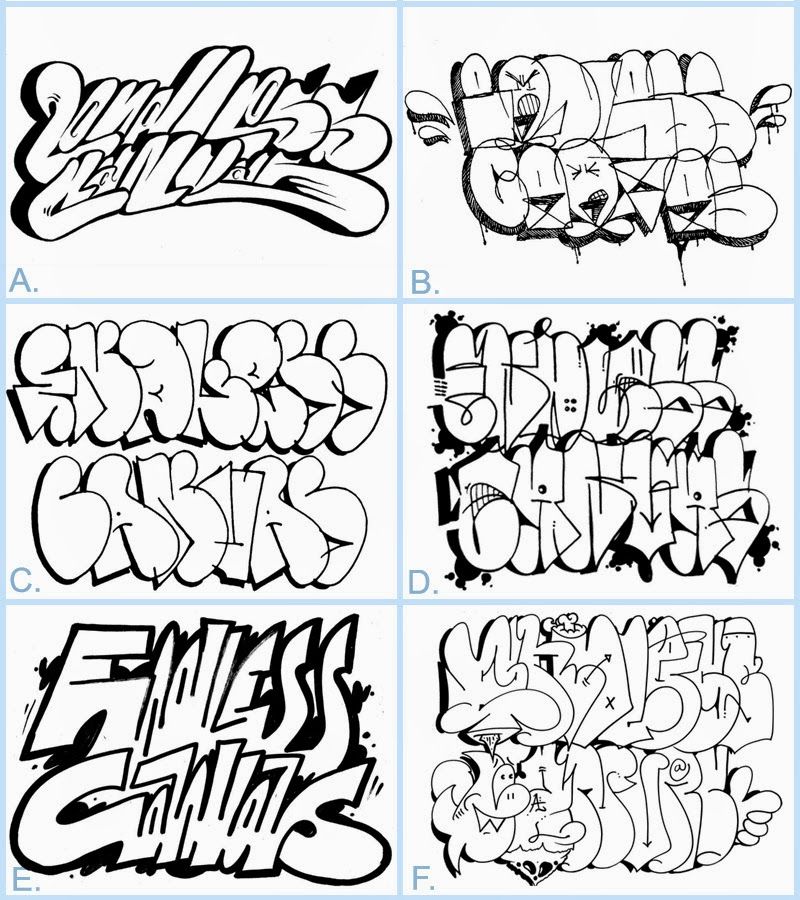 Detail Different Graffiti Alphabet Styles Nomer 2