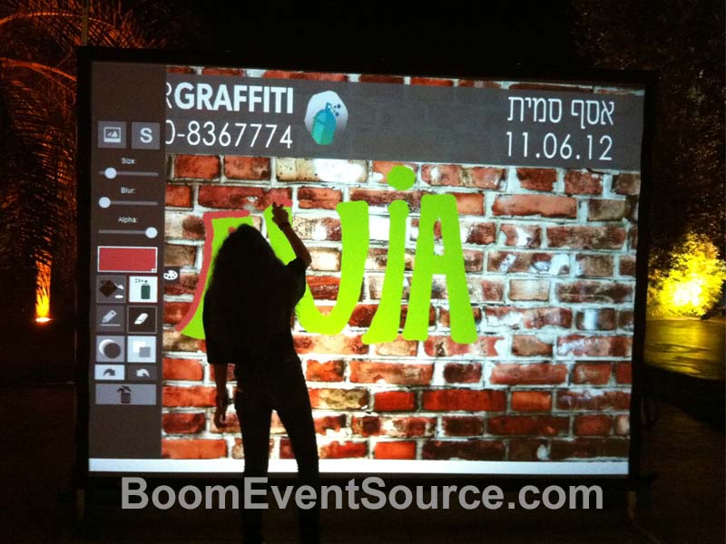 Detail Digital Photo Graffiti Wall Rental Las Vegas Nomer 14