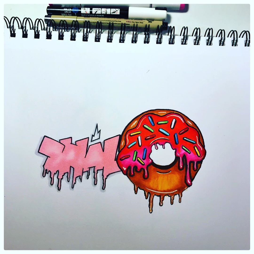 Detail Donut Graffiti Nomer 7