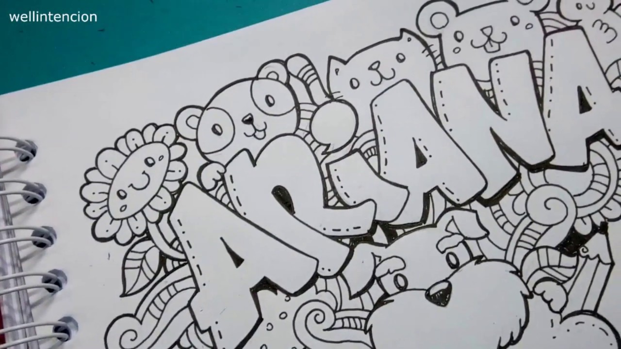 Doodle Art Name Graffiti Simple - KibrisPDR