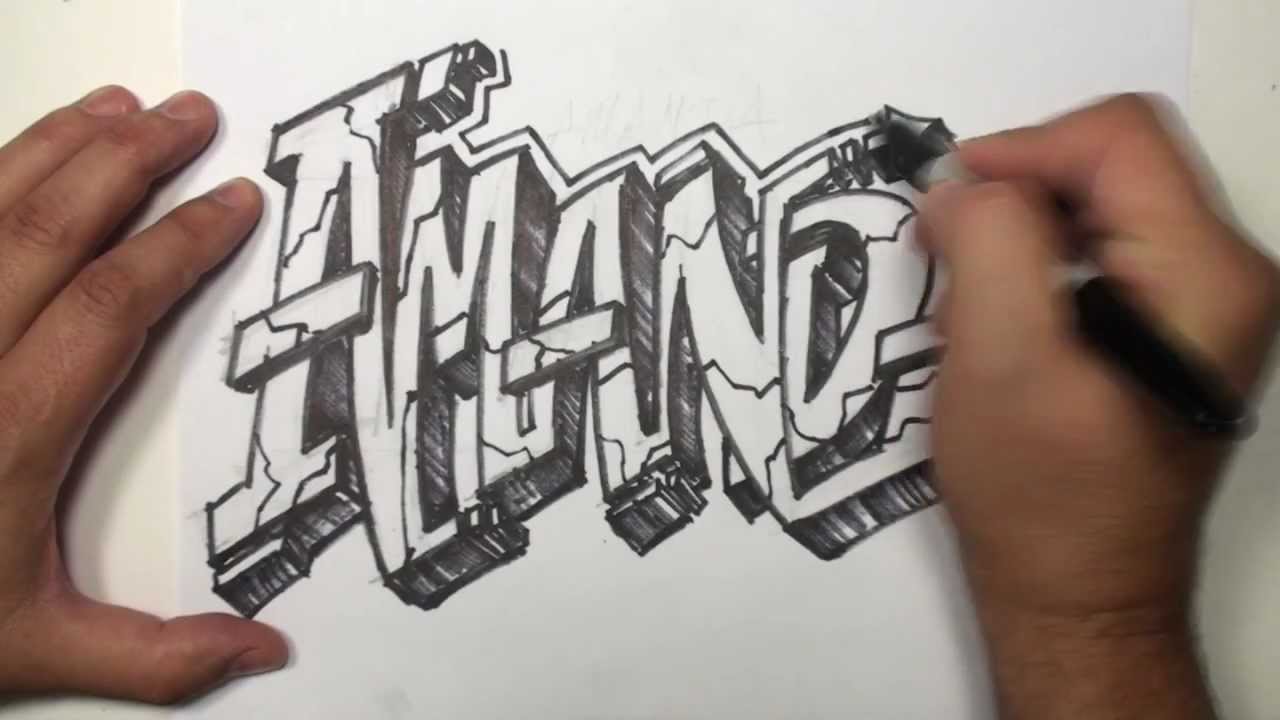 Detail Doodle Art Name Graffiti Simple Nomer 11