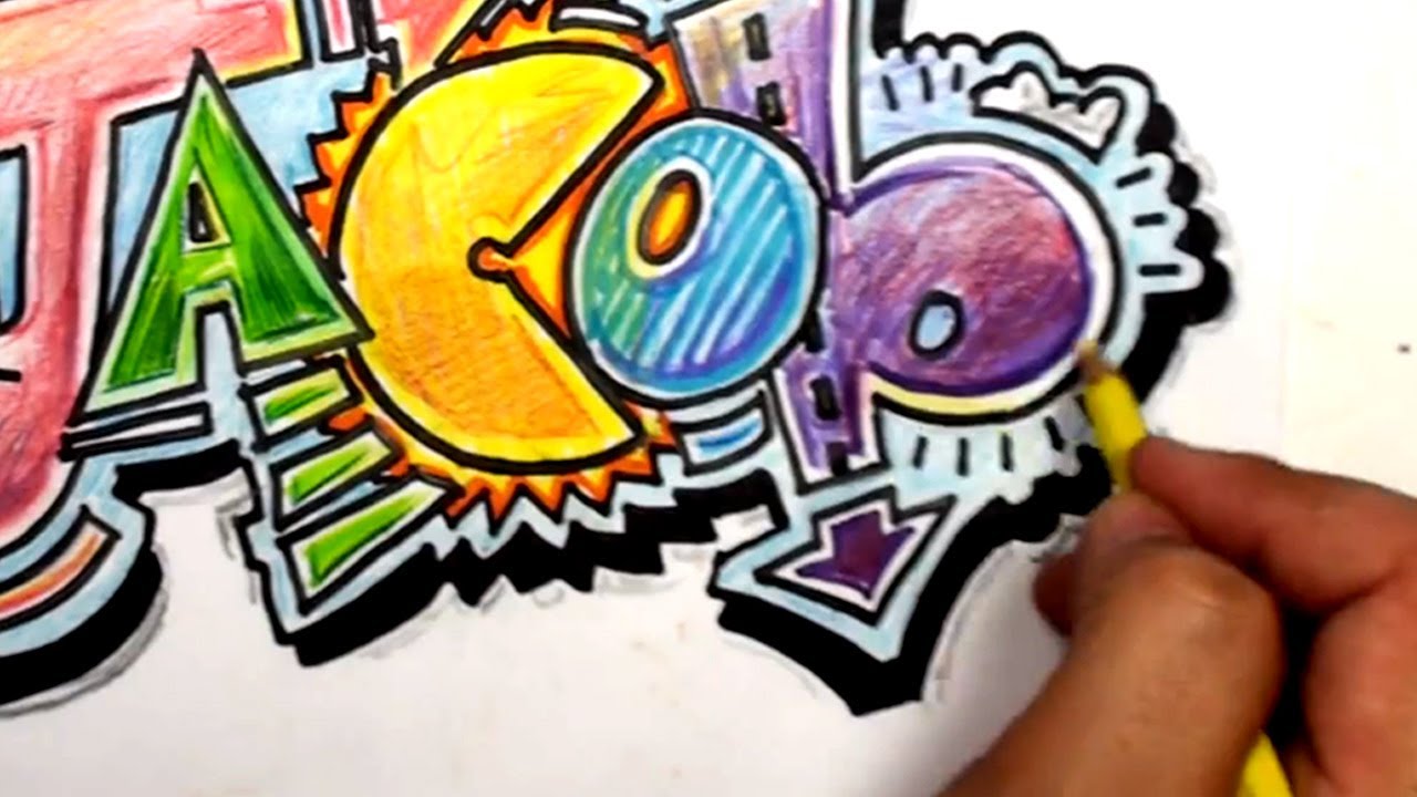 Detail Doodle Art Name Graffiti Simple Nomer 12