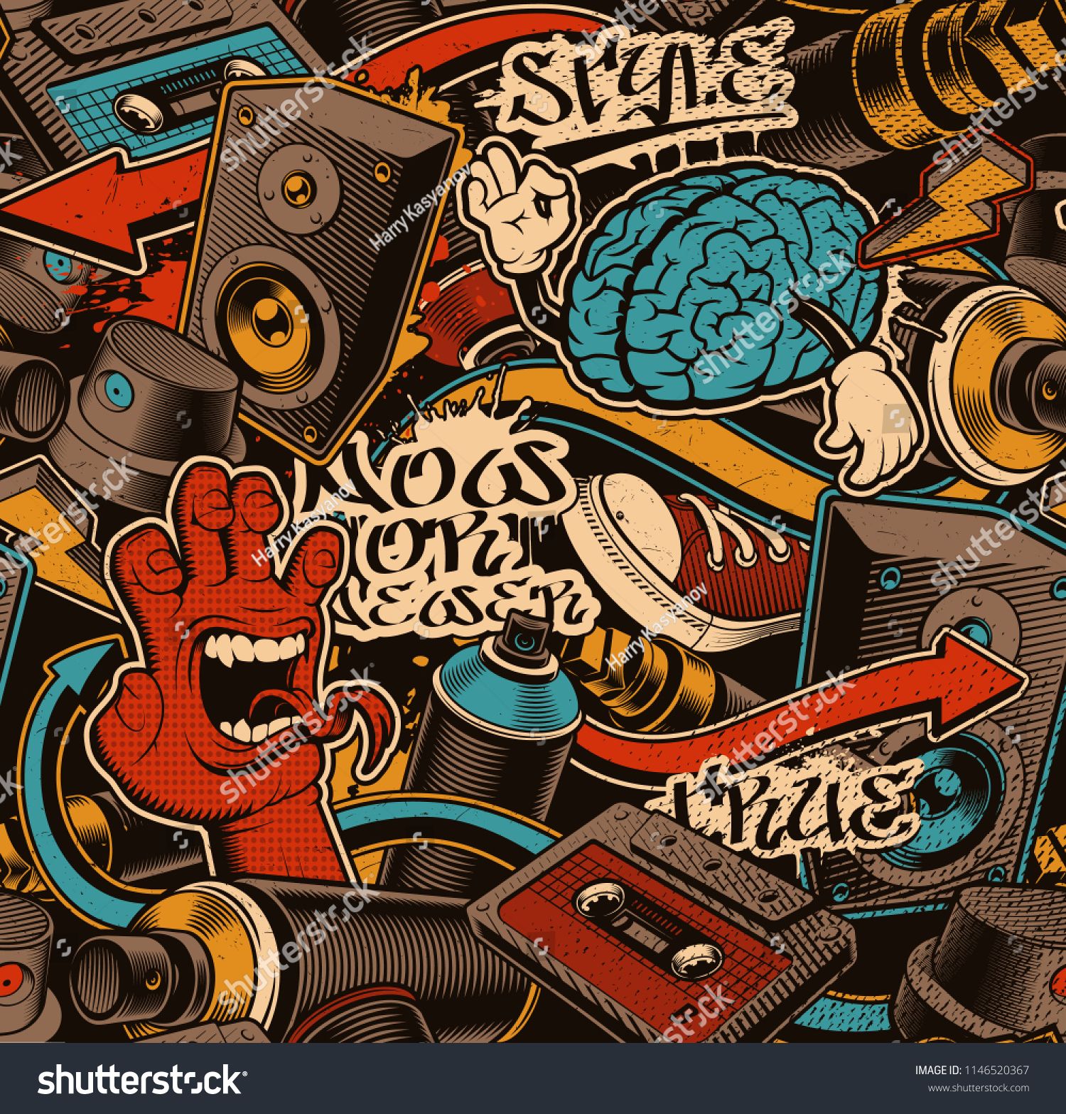 Detail Doodle Graffiti Vector Nomer 33