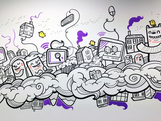 Detail Doodle Graffiti Wall Nomer 8