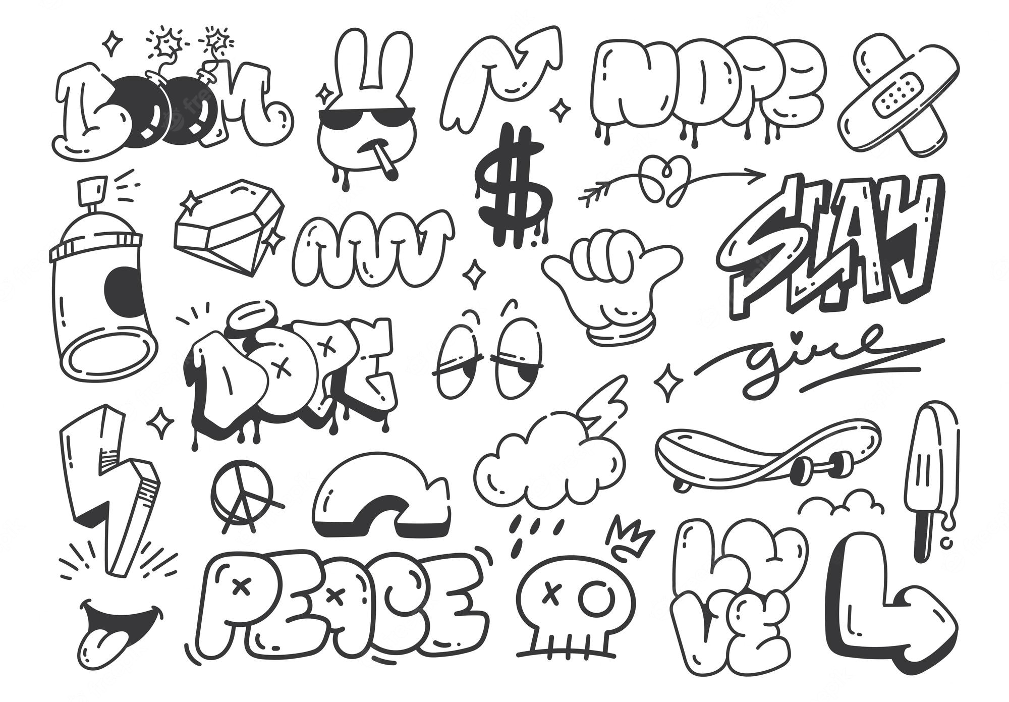 Detail Doodle Logo Graffiti Nomer 48