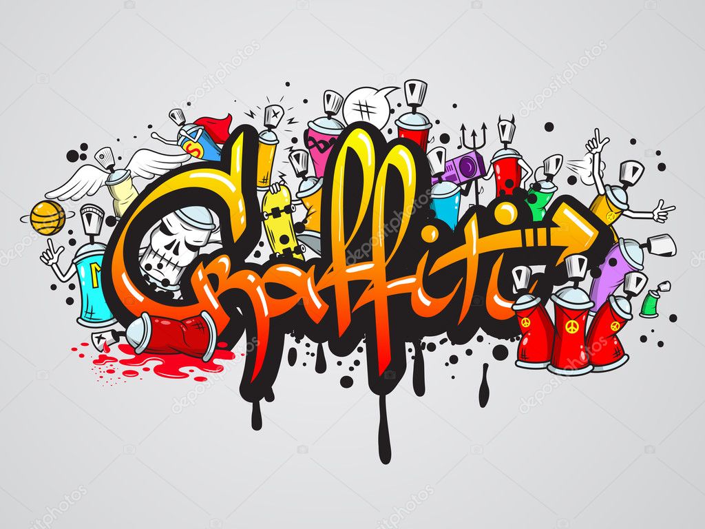 Detail Download Character Graffiti Vector Nomer 30