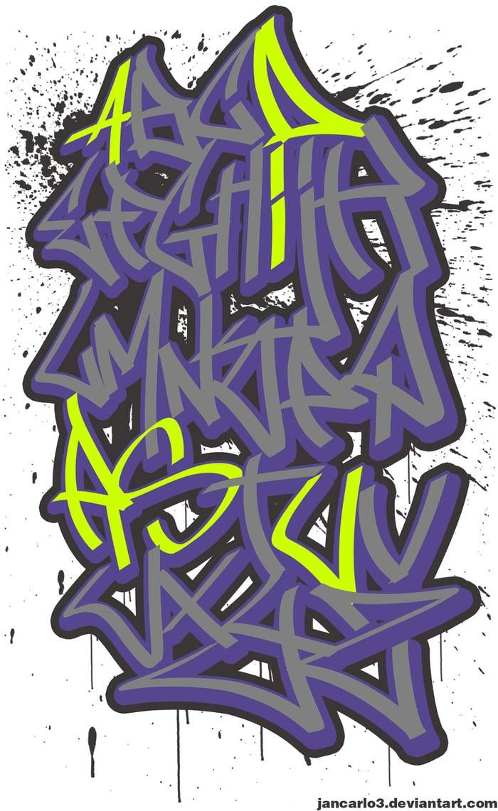 Detail Download Gambar Abjad Graffiti Nomer 17
