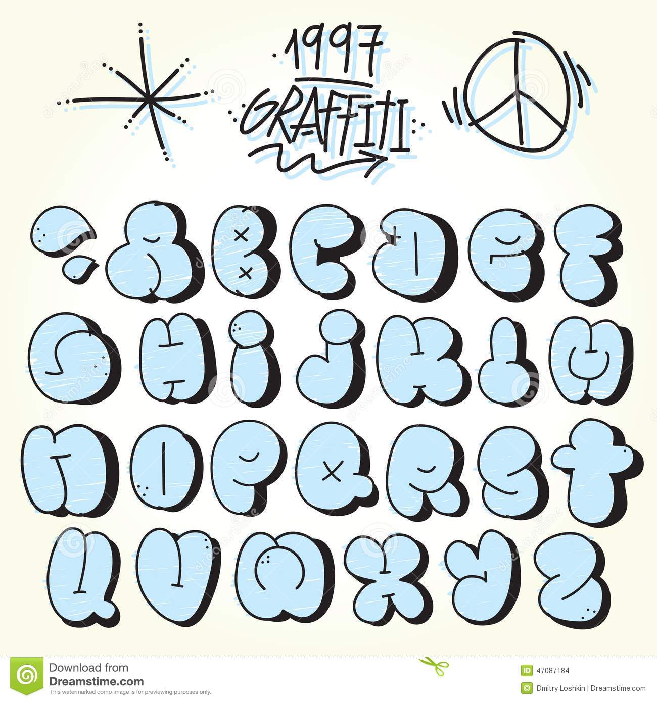 Detail Download Gambar Abjad Graffiti Nomer 18