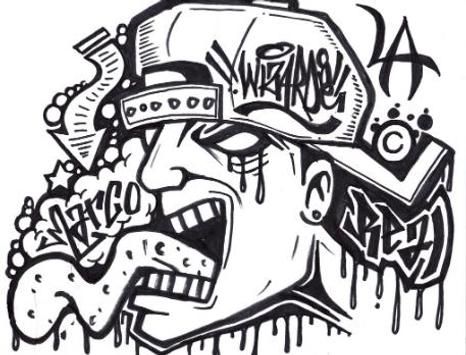 Detail Download Graffiti Character Monster Sketch Nomer 42