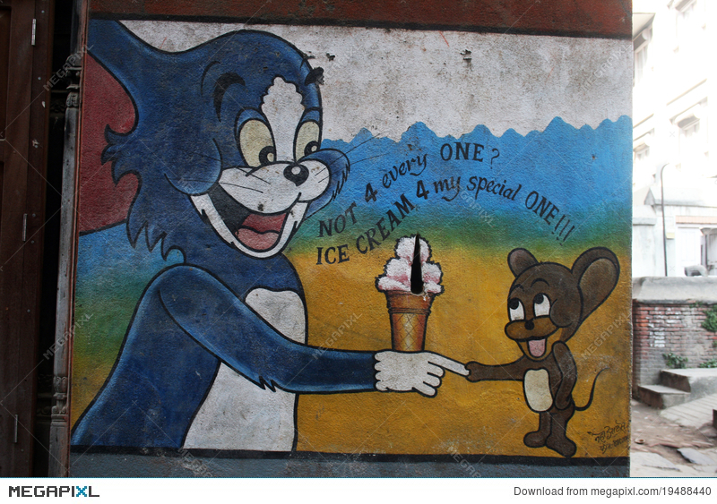 Download Graffiti Tom And Jerry - KibrisPDR