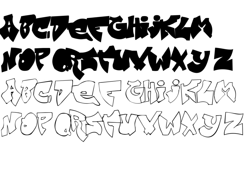 Detail Download Grtaisfont Graffiti Simple Nomer 52