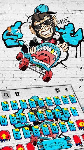 Detail Download Party Graffiti Exquisite Keyboard Theme Nomer 30