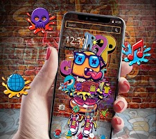 Detail Download Party Graffiti Exquisite Keyboard Theme Nomer 57