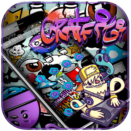 Detail Download Rock Graffiti Go Launcher Theme Nomer 13