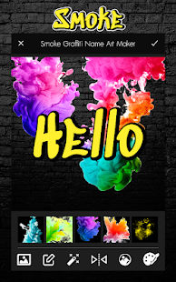 Detail Download Smoke Graffiti Name Art Maker Nomer 7