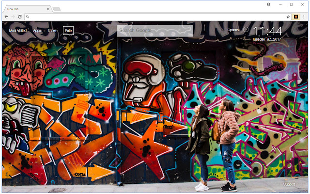Detail Download Tema Google Chrome Graffiti Nomer 6
