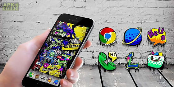 Detail Download Tema Graffiti Go Launcher Nomer 52