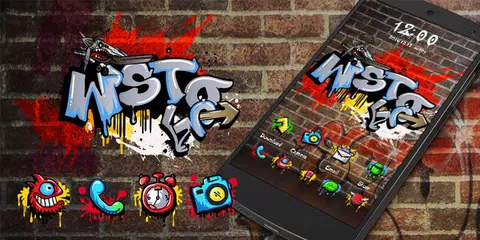 Detail Download Tema Graffiti Go Launcher Nomer 8